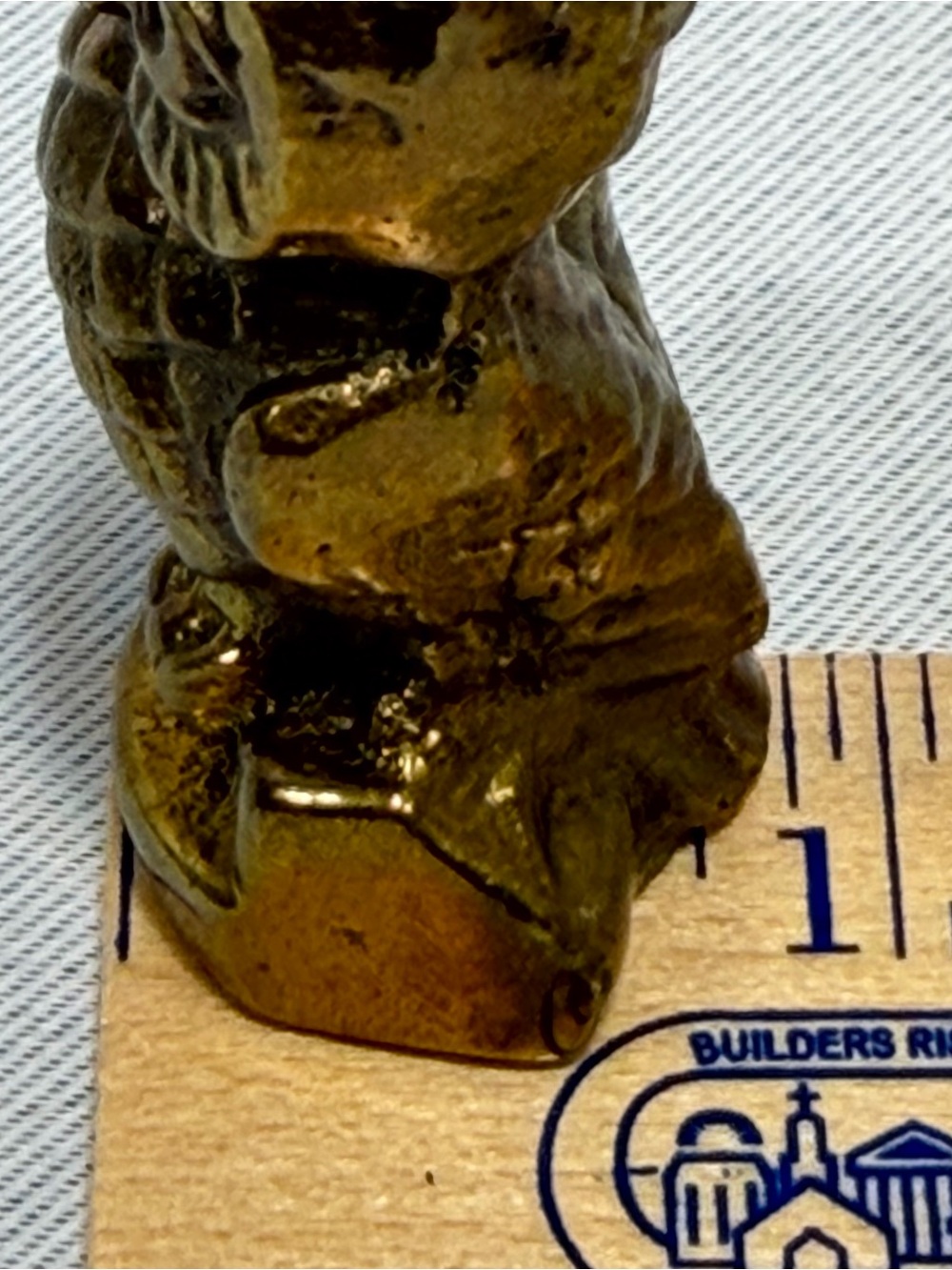 Vintage Brass Owl Mini Figurine Trinkets 2” X 1” - Picture 11 of 11